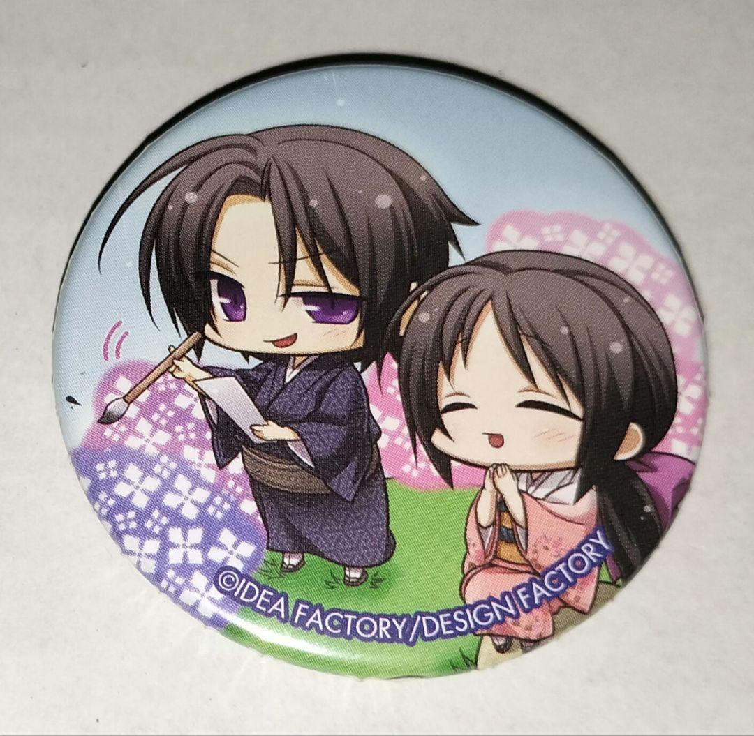 薄桜鬼 土方歳三 雪村千鶴 缶バッジ 電撃祭 新婚