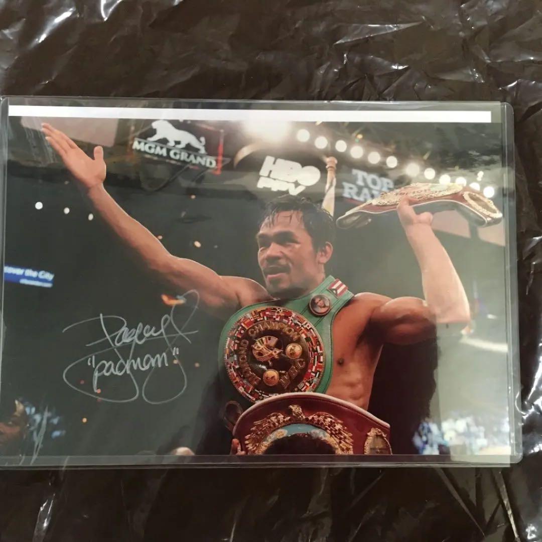 超特大マニーパッキャオ、直筆サイン！