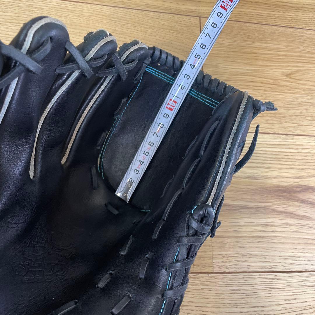 BM　ベースマン 硬式　左投げ　投手用　グローブ　プロフェッショナルモデル　黒