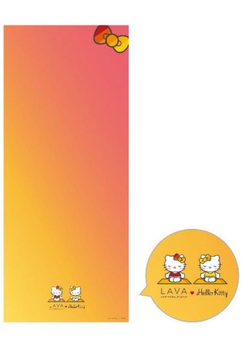 【LAVA】 ハローキティ コラボ オリジナルヨガマット 【非売品】