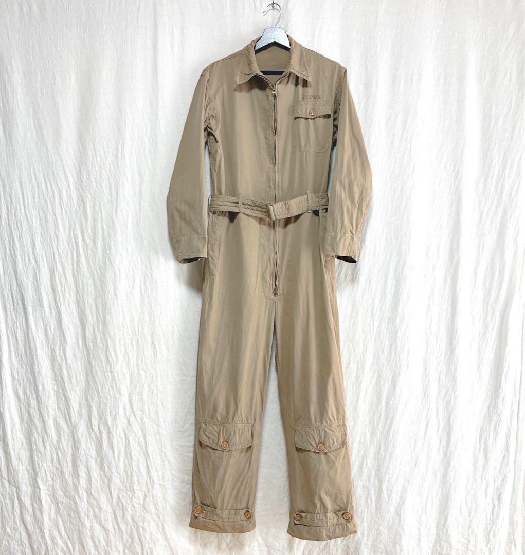 40s 米軍 AN6550 サマーフライトスーツ ツナギ 38L カバーオール