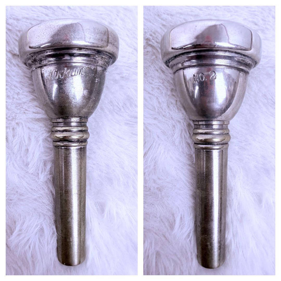 NIKKAN テナートロンボーン 純正NO.2マウスピース付 ケース有