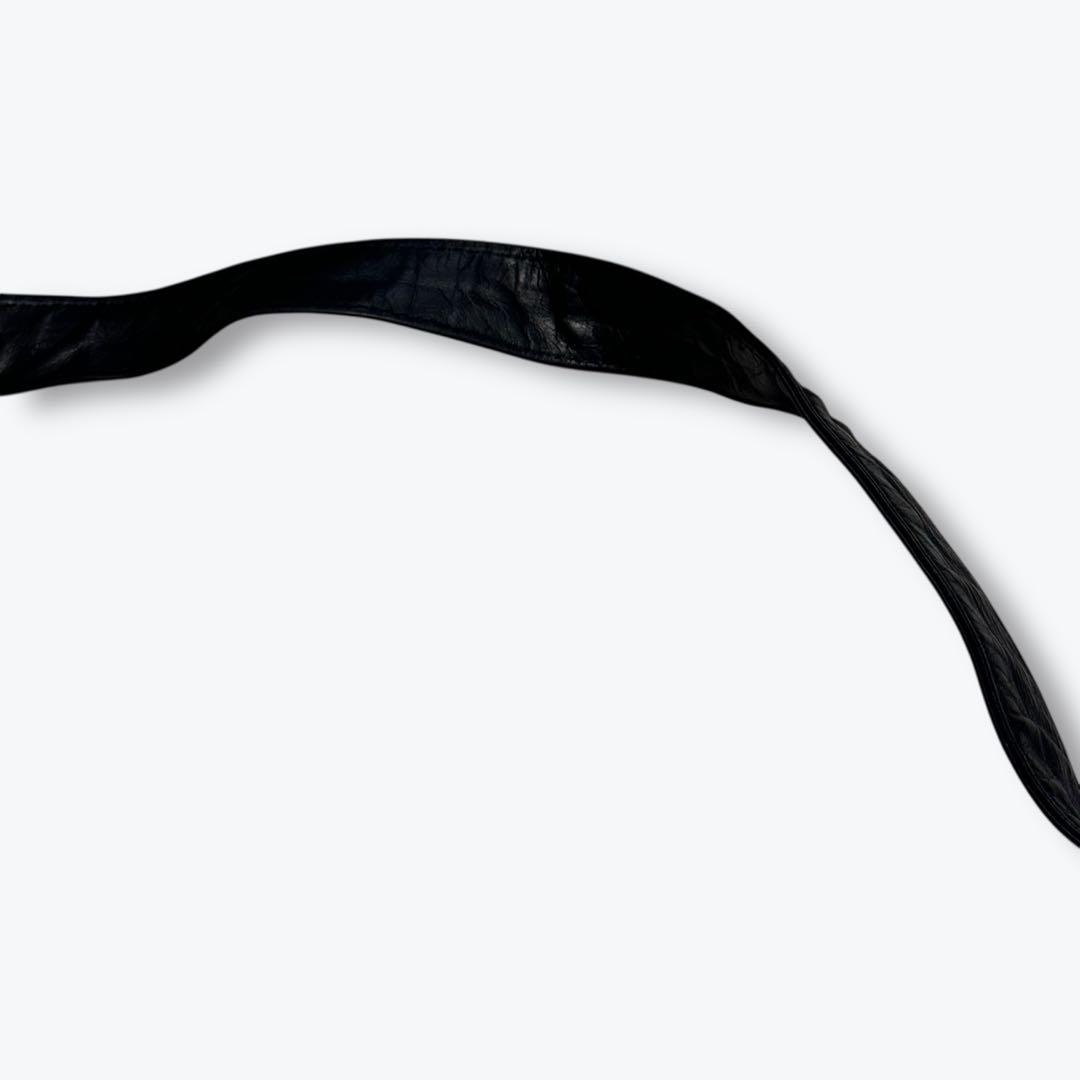 【希少】アンドゥムルメステール レザー ショルダーバッグ ブラック アーカイブ