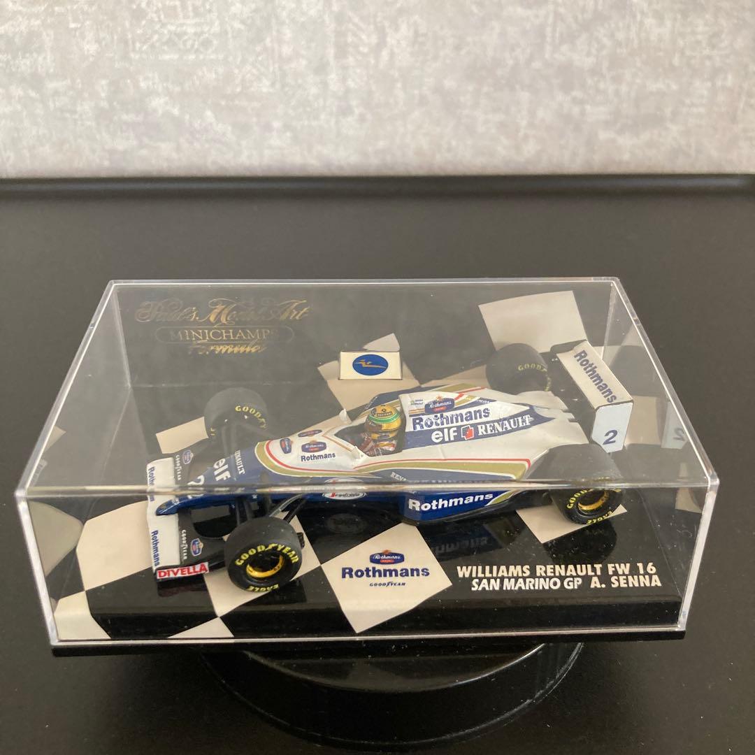 ミニチャンプス F1 ウィリアムズ FW16 ロスマンズ仕様 アイルトンセナ