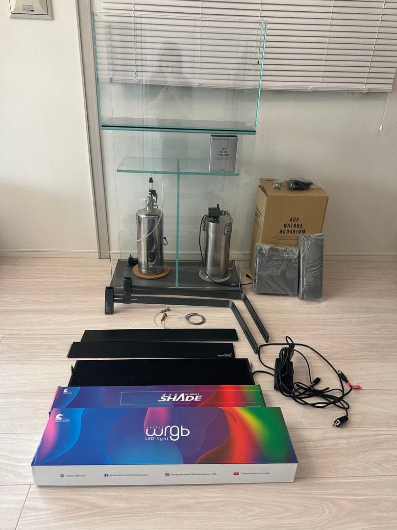 訂正！ADAスーパージェットフィルター300セット引き取り限定！ADA水槽セット