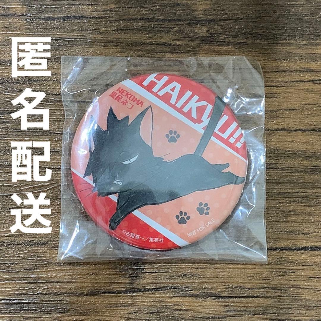 ハイキュー 黒尾鉄朗 黒尾ネコ 缶バッジ 激レア動物Ver. 懸賞 当選