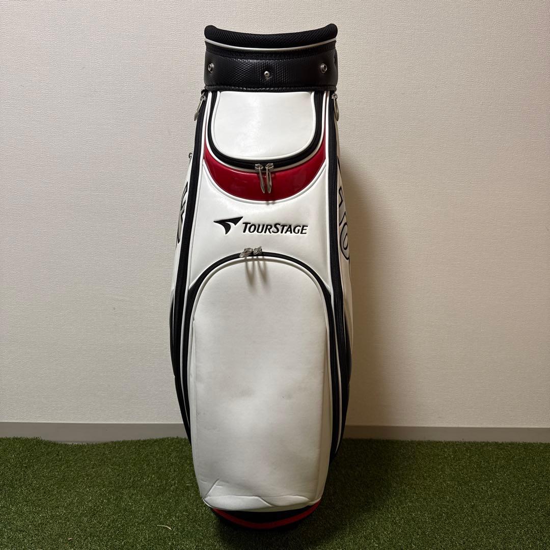TOURSTAGE ツアーステージ キャディバッグ ホワイト