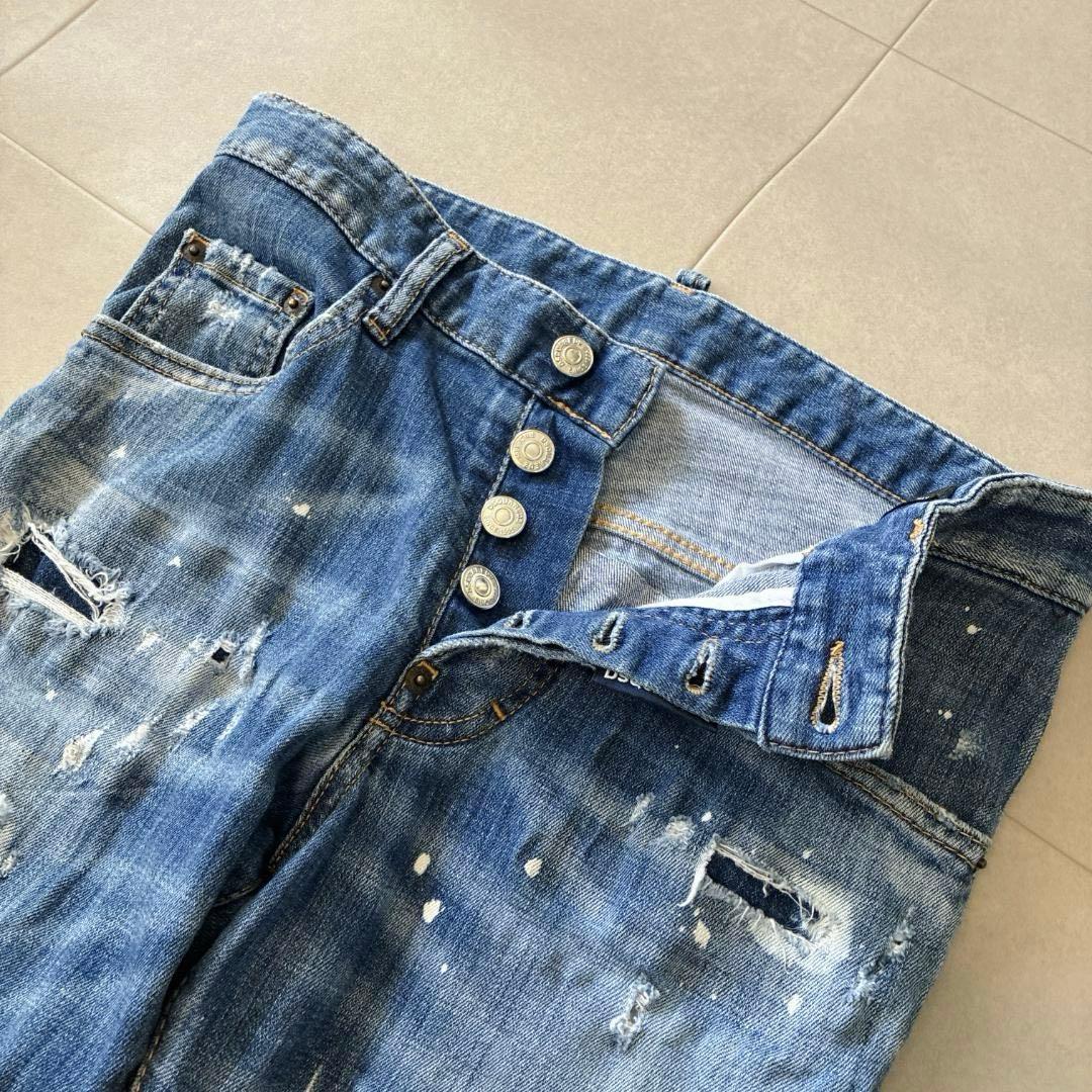 井上尚弥着用モデル DSQUARED2 スケータージーンズ ダメージデニム 42