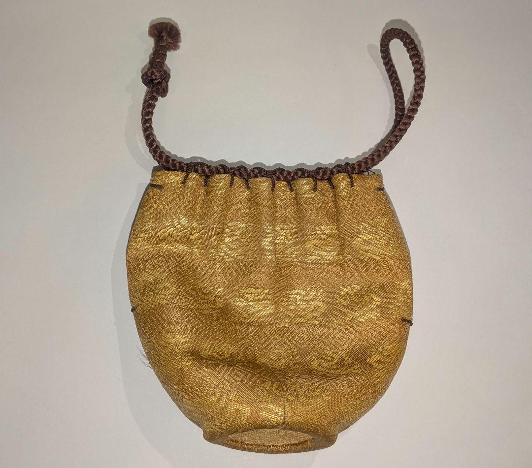 『鬼丸祐輔』高取焼茶入　雪山窯　二代『鬼丸碧山』茶道具　仕覆共箱西陣織龍爪金襴