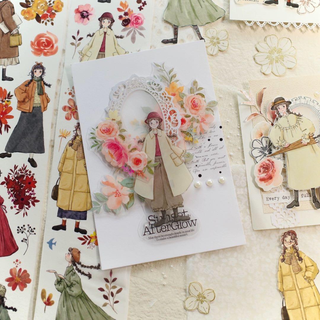 壹洱原创《暖冬》海外マスキングテープ　マステ 【1556】