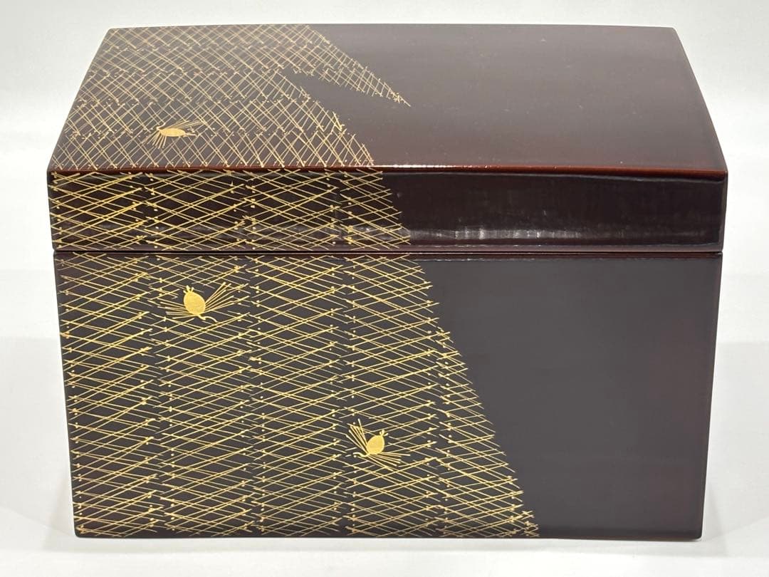 茶道具 茶箱 松葉蒔絵 茶箱セット 木箱