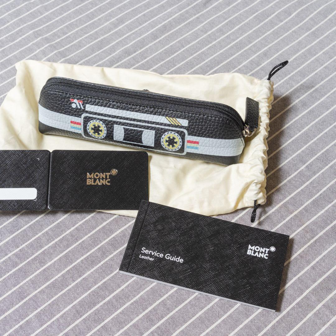 MONTBLANC ミックステープ ジップトップ ペンポーチ2本用