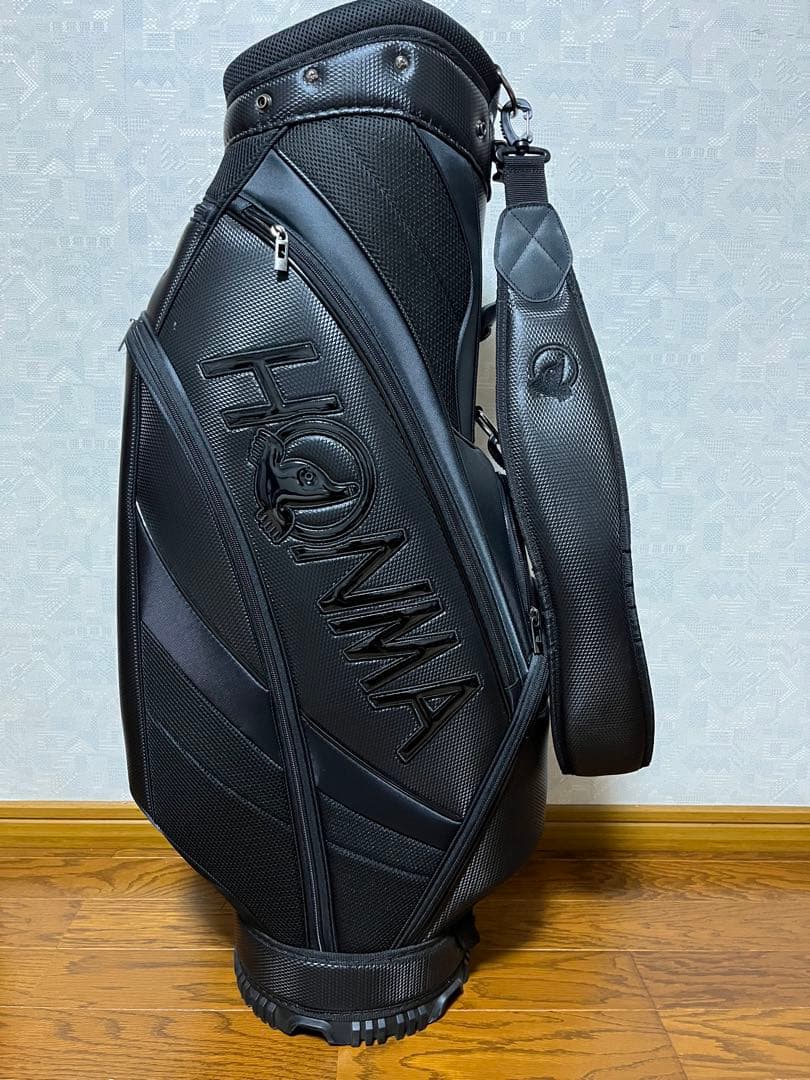 HONMA ブラック ゴルフバッグ　キャディバッグ