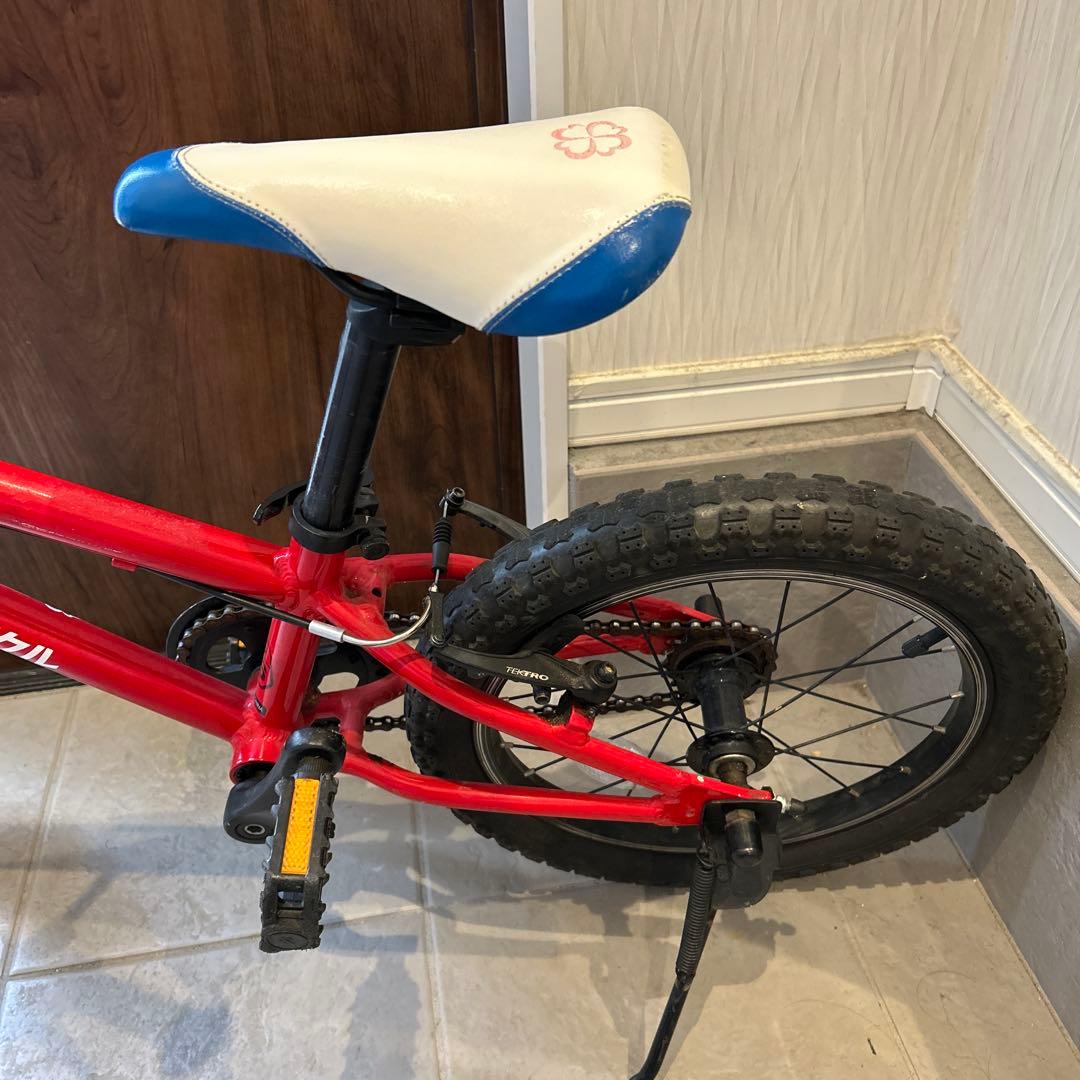 ヨツバサイクル　16インチ　バスケット付き