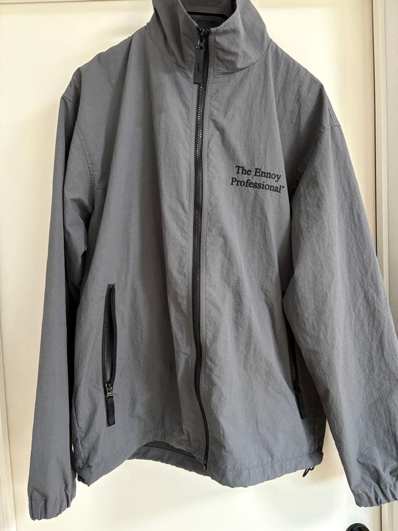 Ennoy エンノイ シャカシャカ ナイロン セットアップ M グレー
