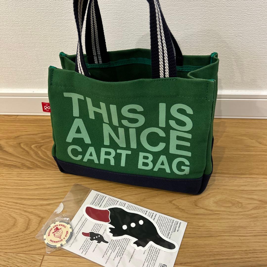 rough&swell キャディバッグ ネイビー カートバッグセット