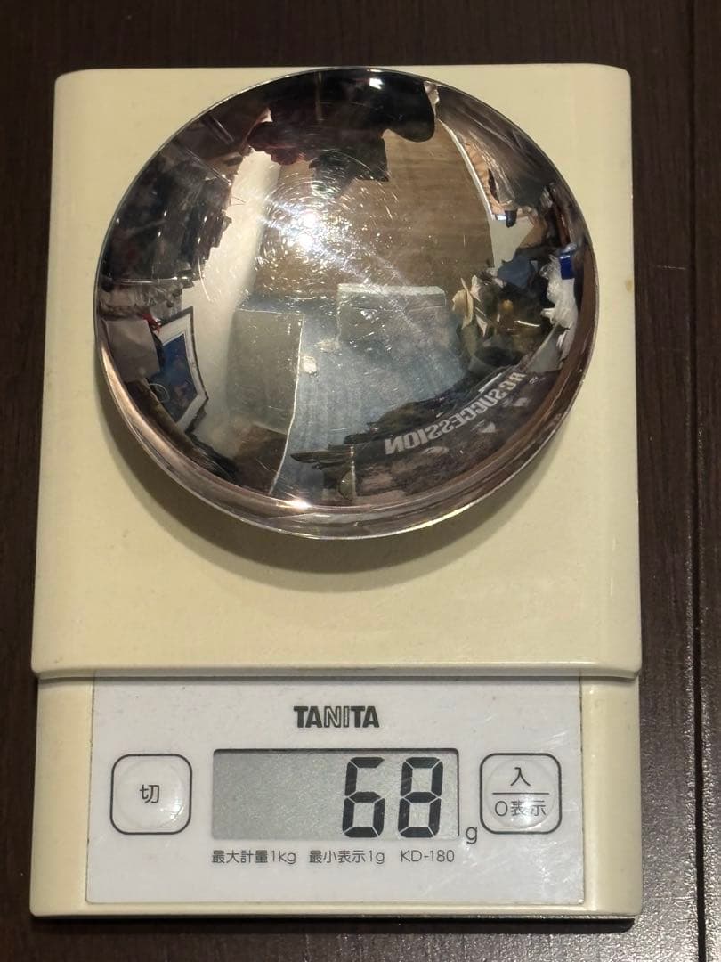 純銀製盃、銀杯４個まとめ売り　234グラム