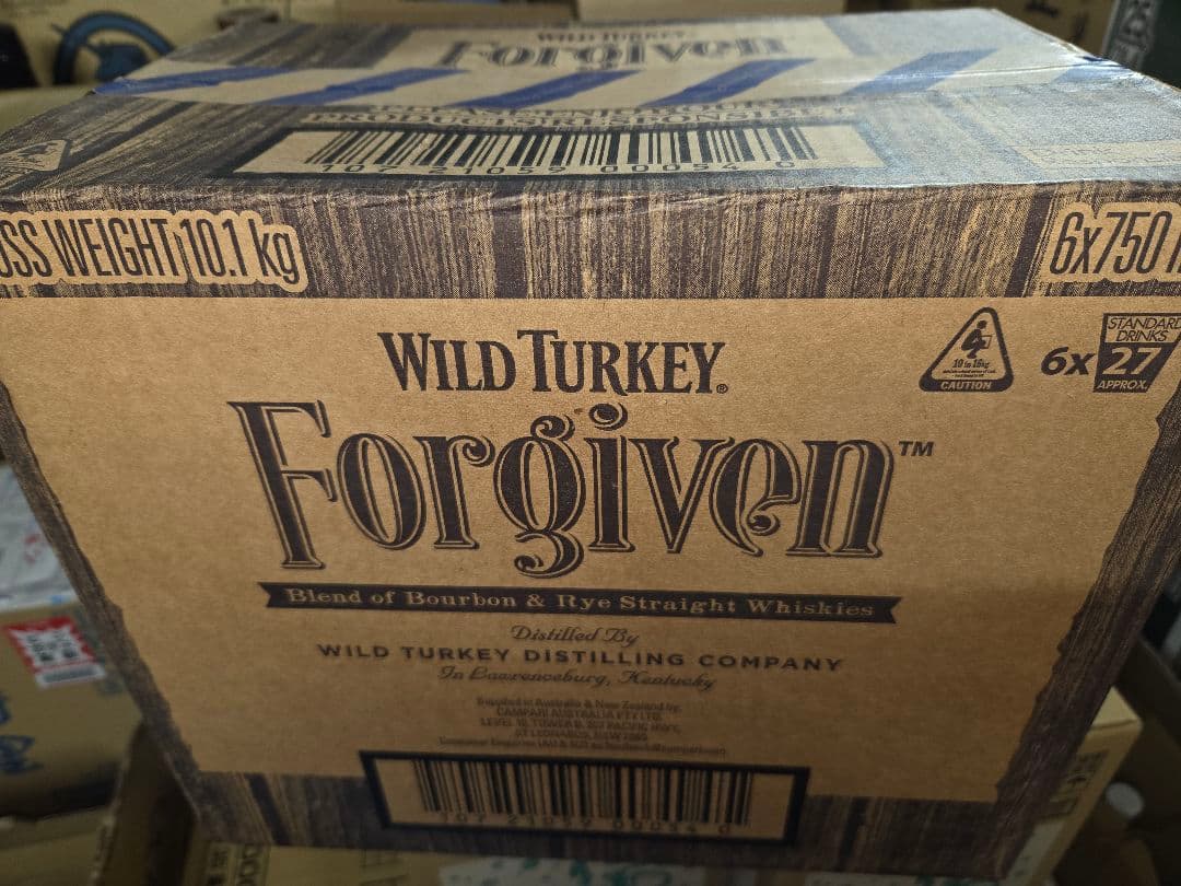 Wild Turkey Forgiven 6本入りウイスキー