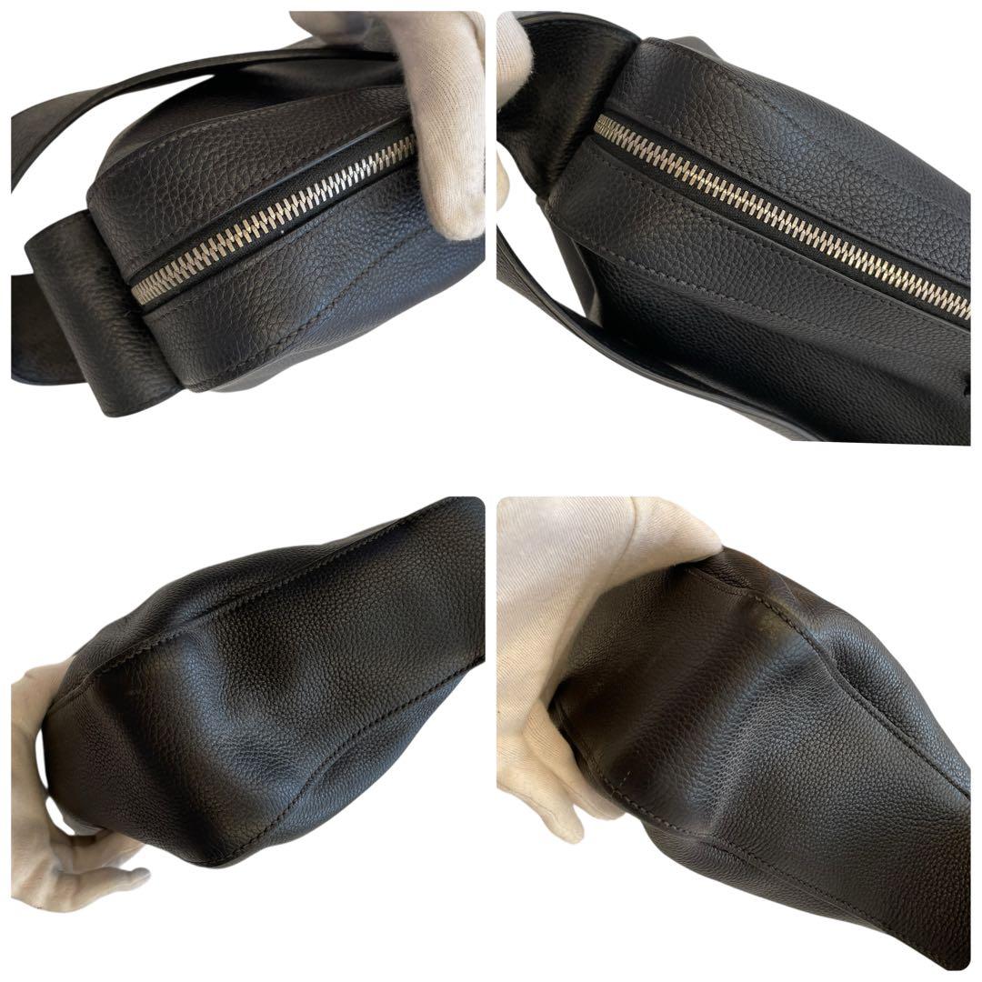 【未使用級】PRADA プラダ ショルダーバッグ レザー ブラック 黒