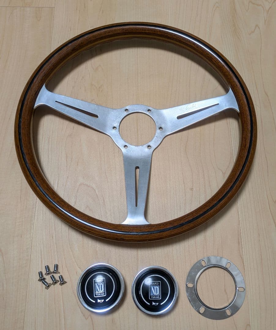 NARDI　クラッシックウッドステアリング　当時物