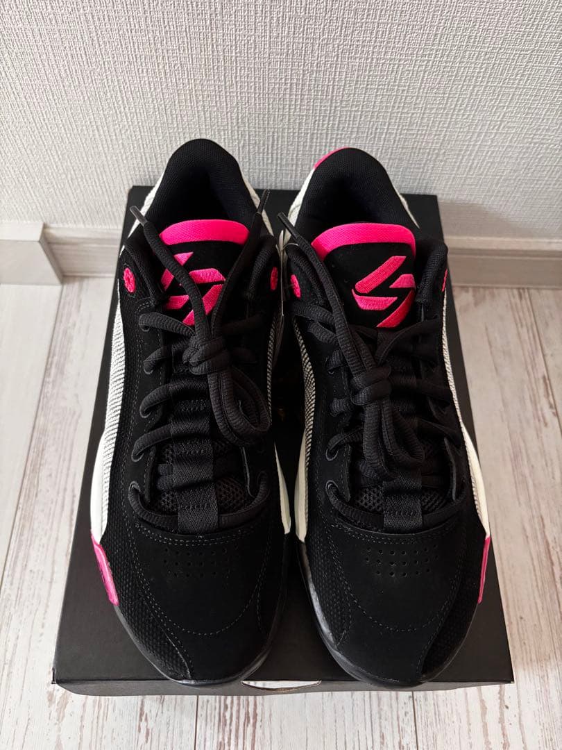 【新品未使用】luka77 Jordan バスケットボールシューズ 黒/ピンク