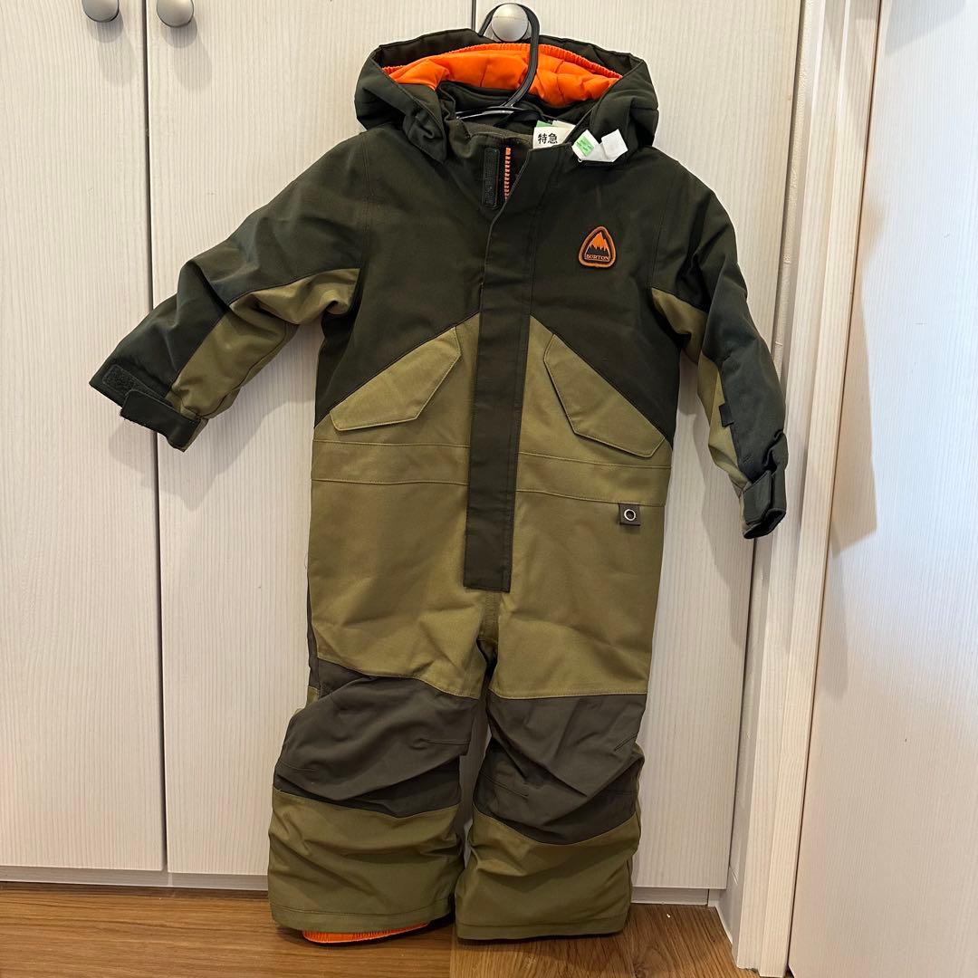 BURTON 子ども用スキーウェア オリーブグリーン