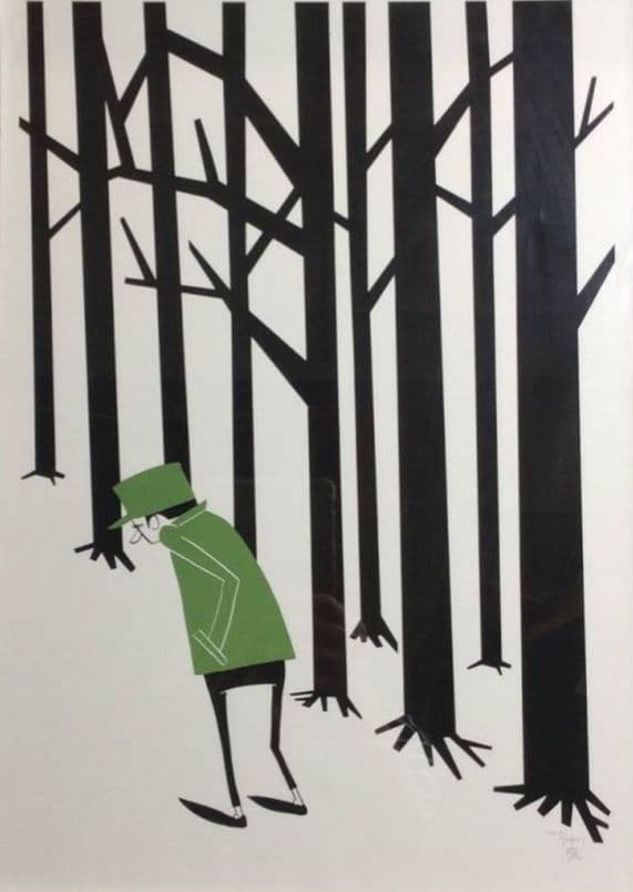 花井祐介　シルクスクリーン