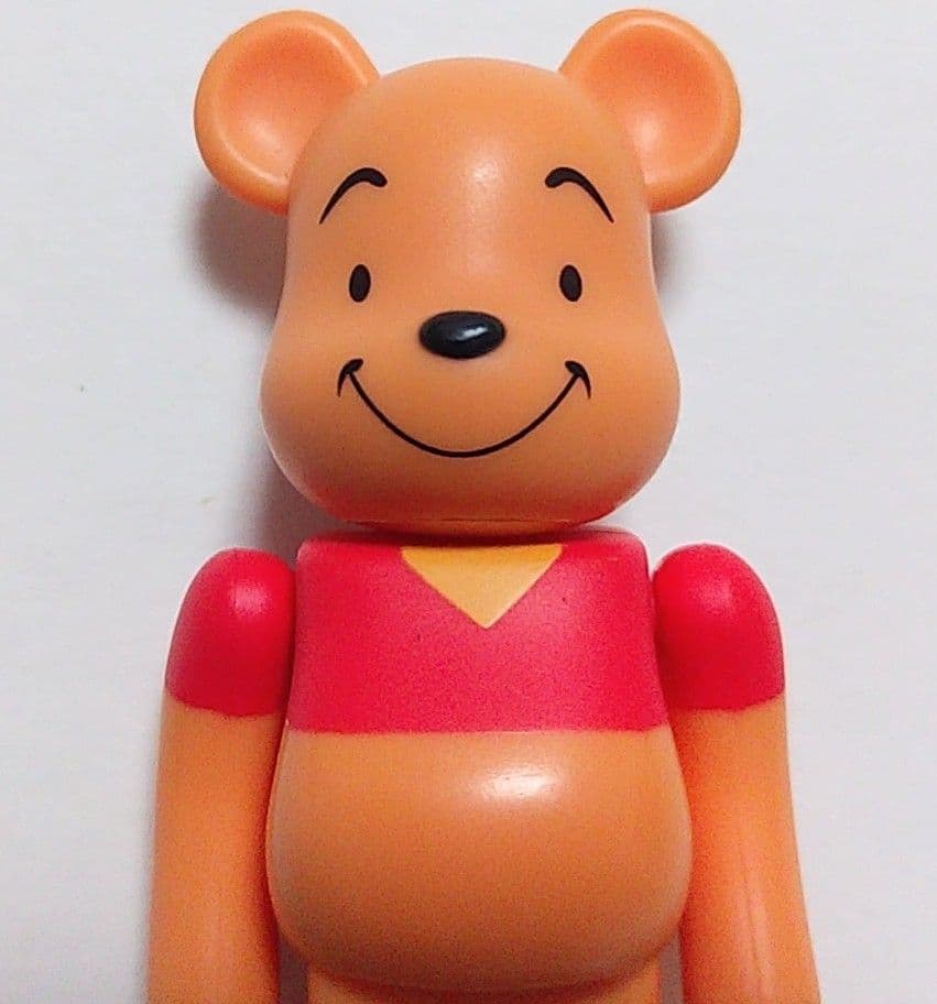 ★幻シークレット『Poohくまのプーさん』100％ベアブリック3 キューブリック