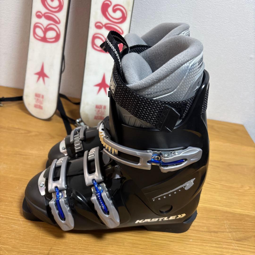 メンズショートスキーセット　ファンスキー　　KASTLE 26-26.5cm