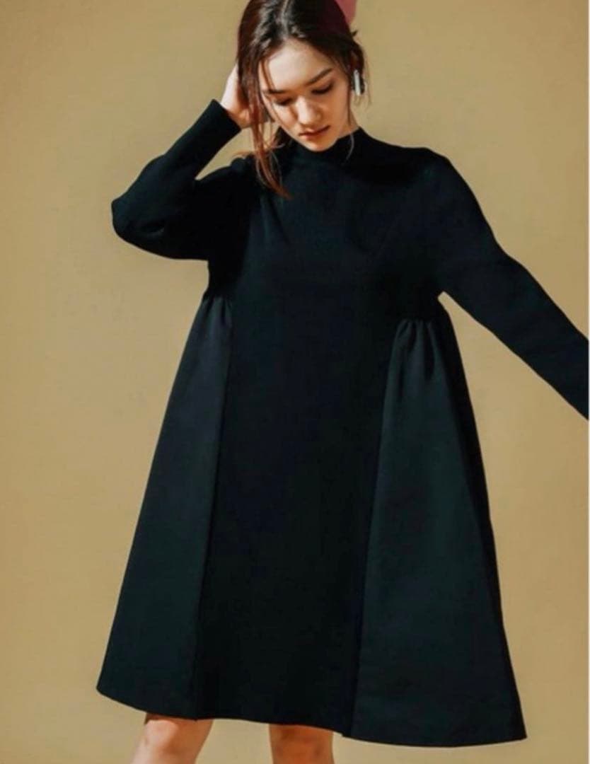 セルフォード　ドッキングAラインニットワンピース