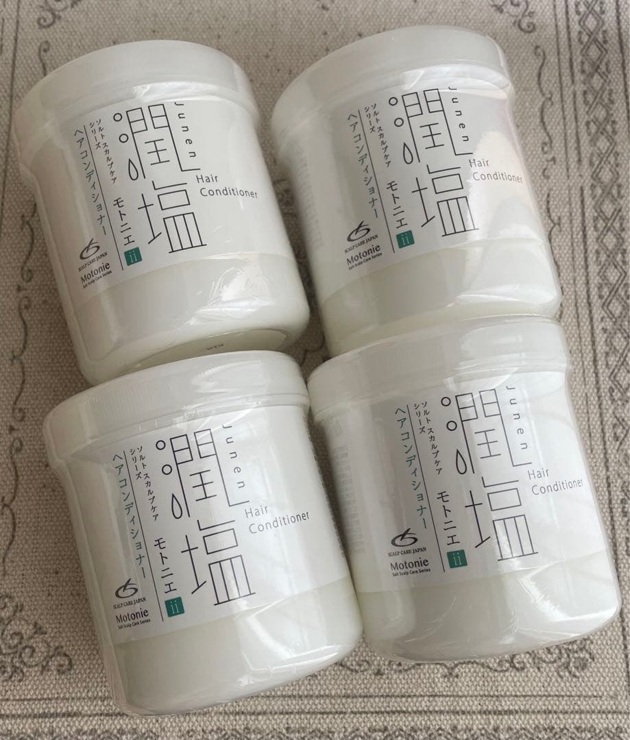 モトニエ Motonie スカルプケア コンディショナー 潤塩4本セット