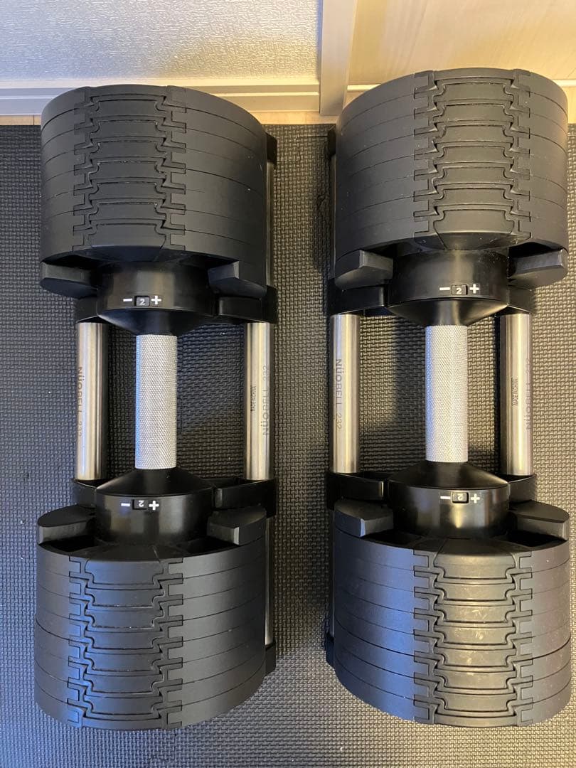 【セット②】NÜO FLEXBELL 32kg 2kg刻み 可変式ダンベル