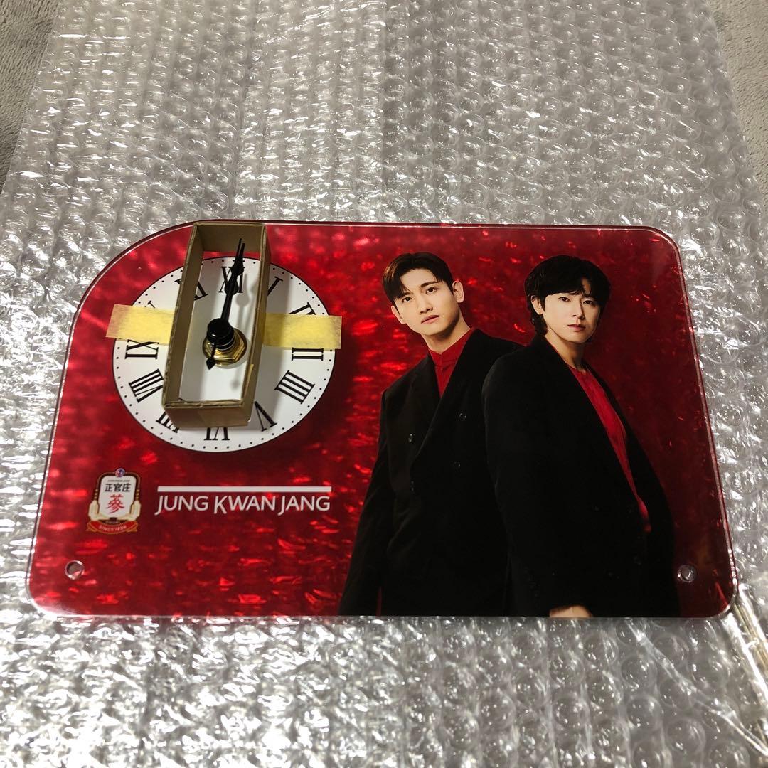 東方神起 ザクロホンサムキャンペーン　当選品　卓上時計