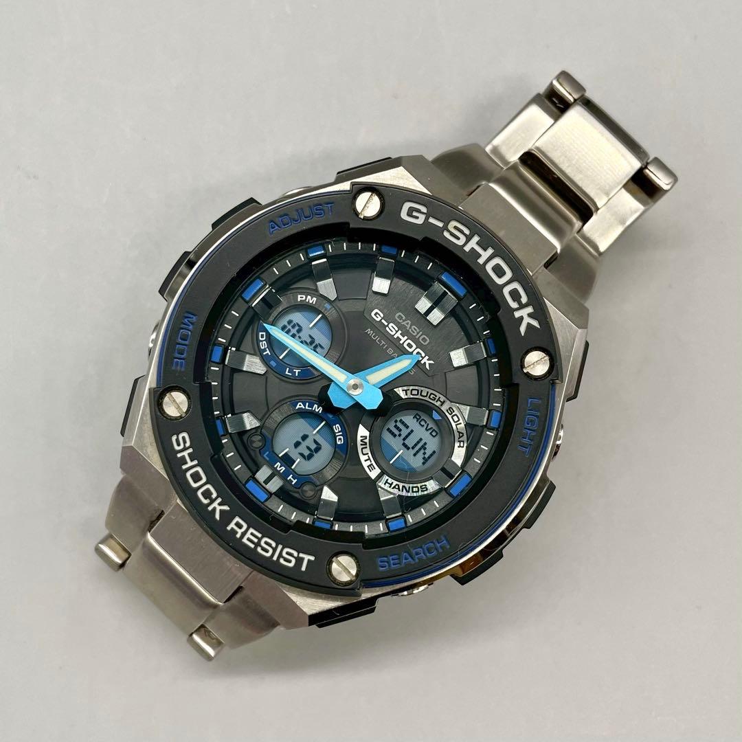 稼動品✨️G-SHOCK カシオ GSTーW100Dー1A2JF・電波ソーラー