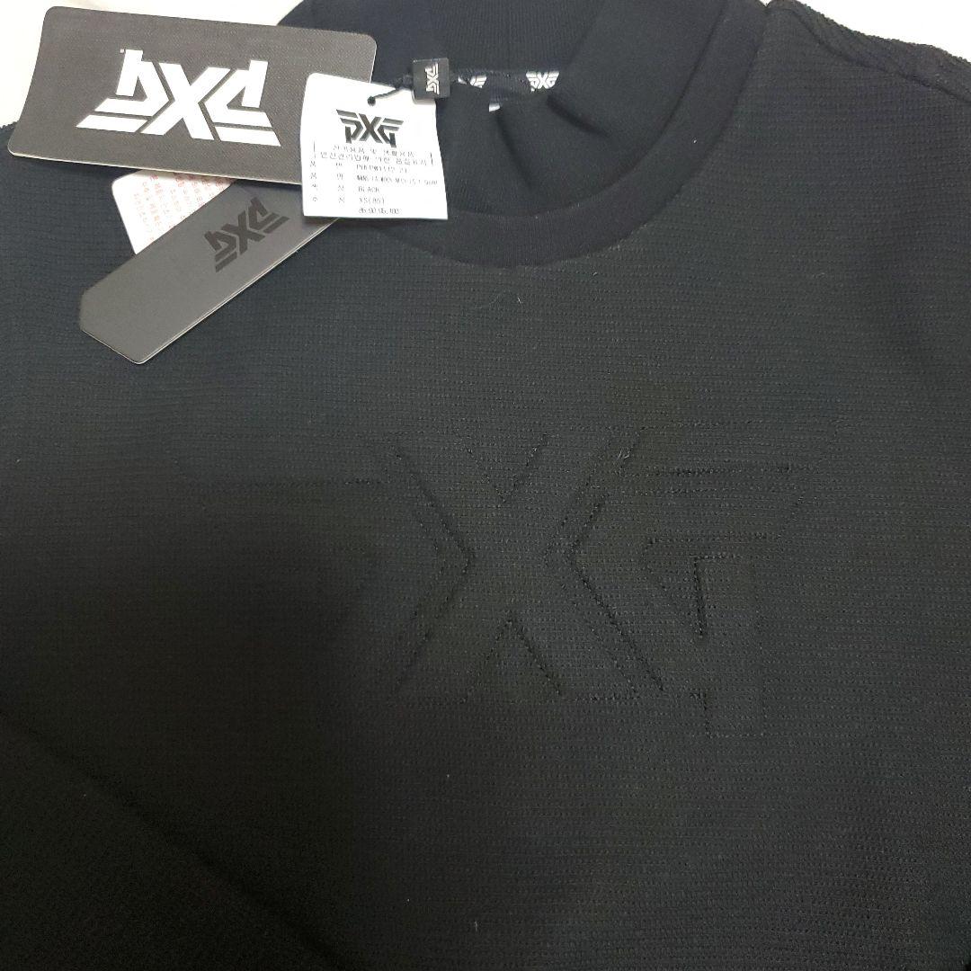 PXG ブラック クルーネックセータートレーナー