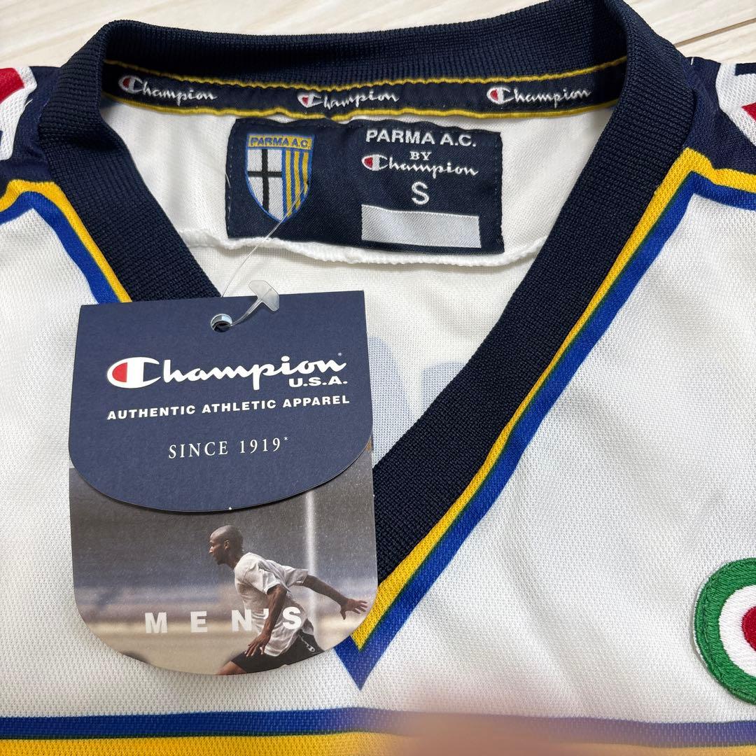 希少　未使用タグ付き　アウェイ　パルマ　中田　ユニ　S　00-01チャンピオン