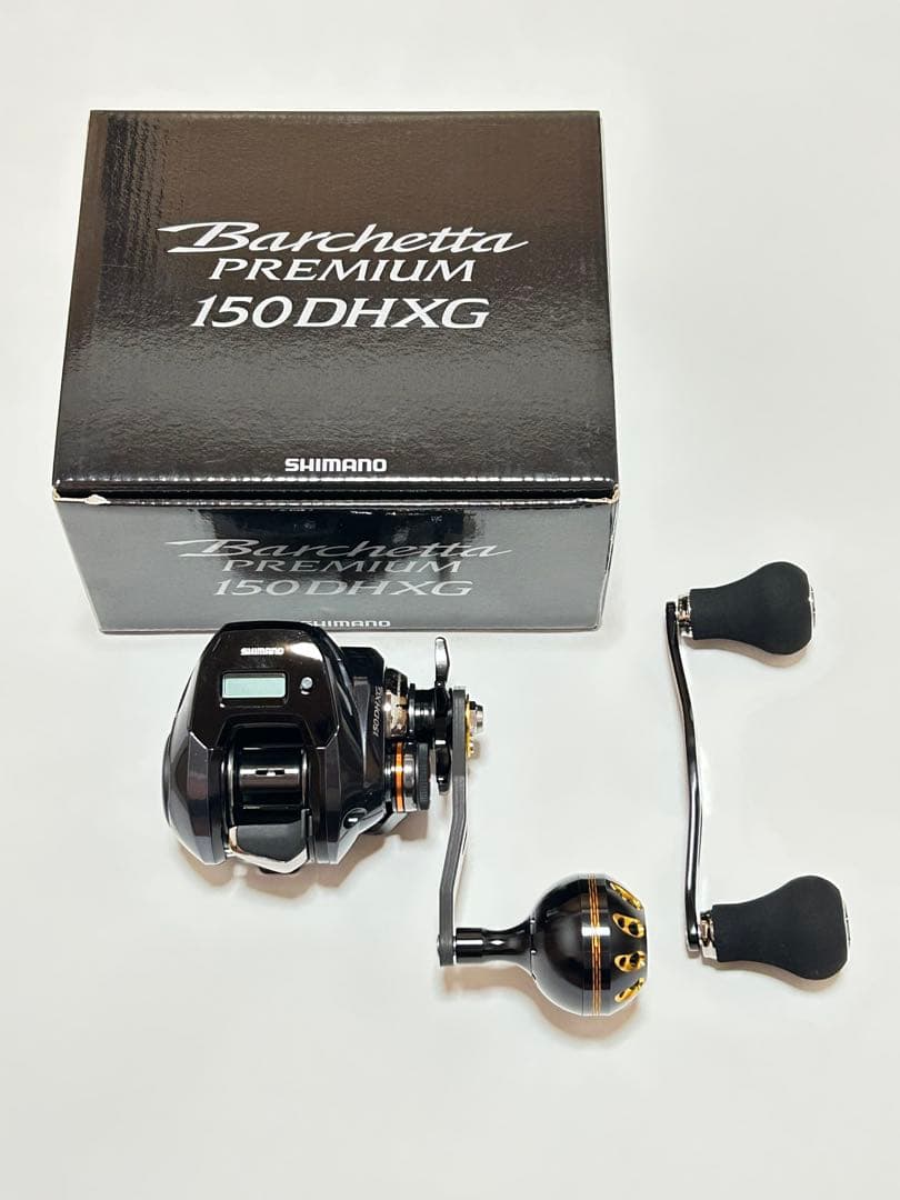 シマノ バルケッタプレミアム 150DHXG ゴメクサス75mmパワーハンドル