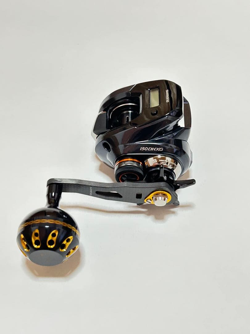 シマノ バルケッタプレミアム 150DHXG ゴメクサス75mmパワーハンドル