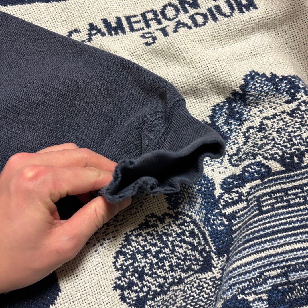 ボロ　80s champion リバースウィーブ　サンフェード　ナス紺　USA製