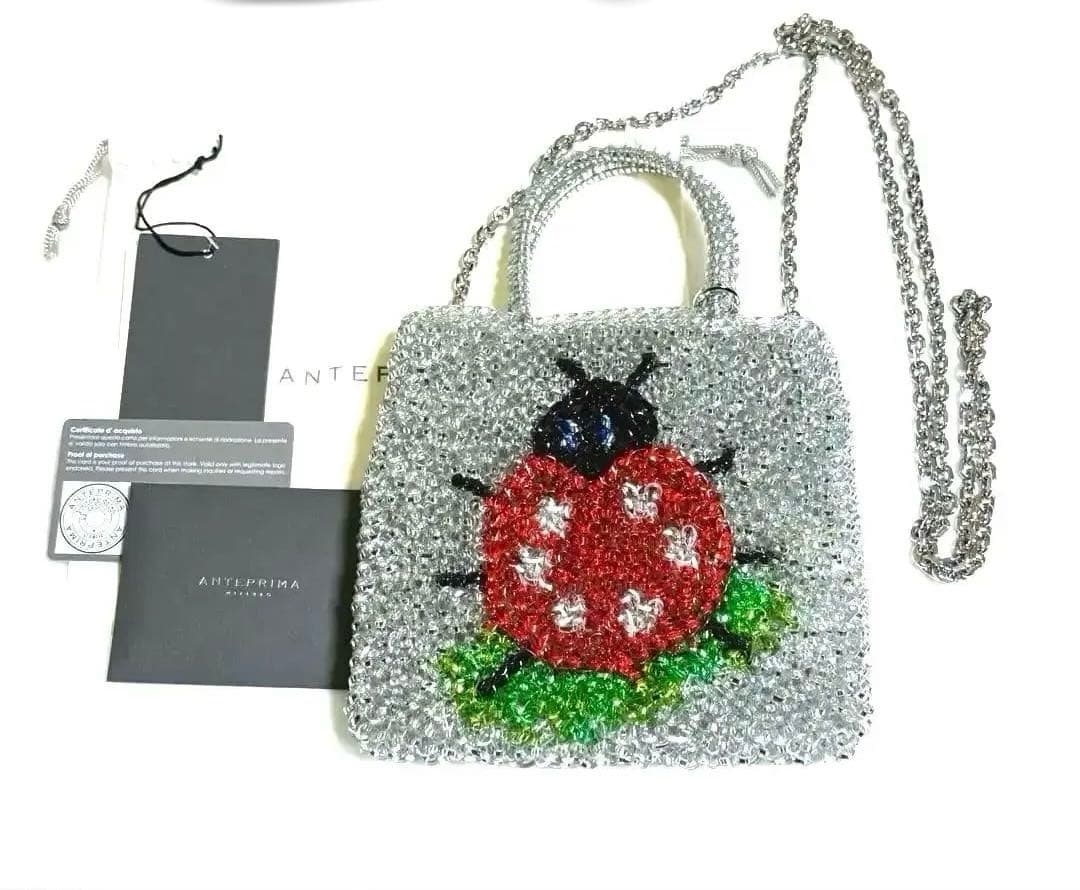 未使用　ANTEPRIMA×FEILER ミニアトゥーラ　ハイジ　てんとう虫