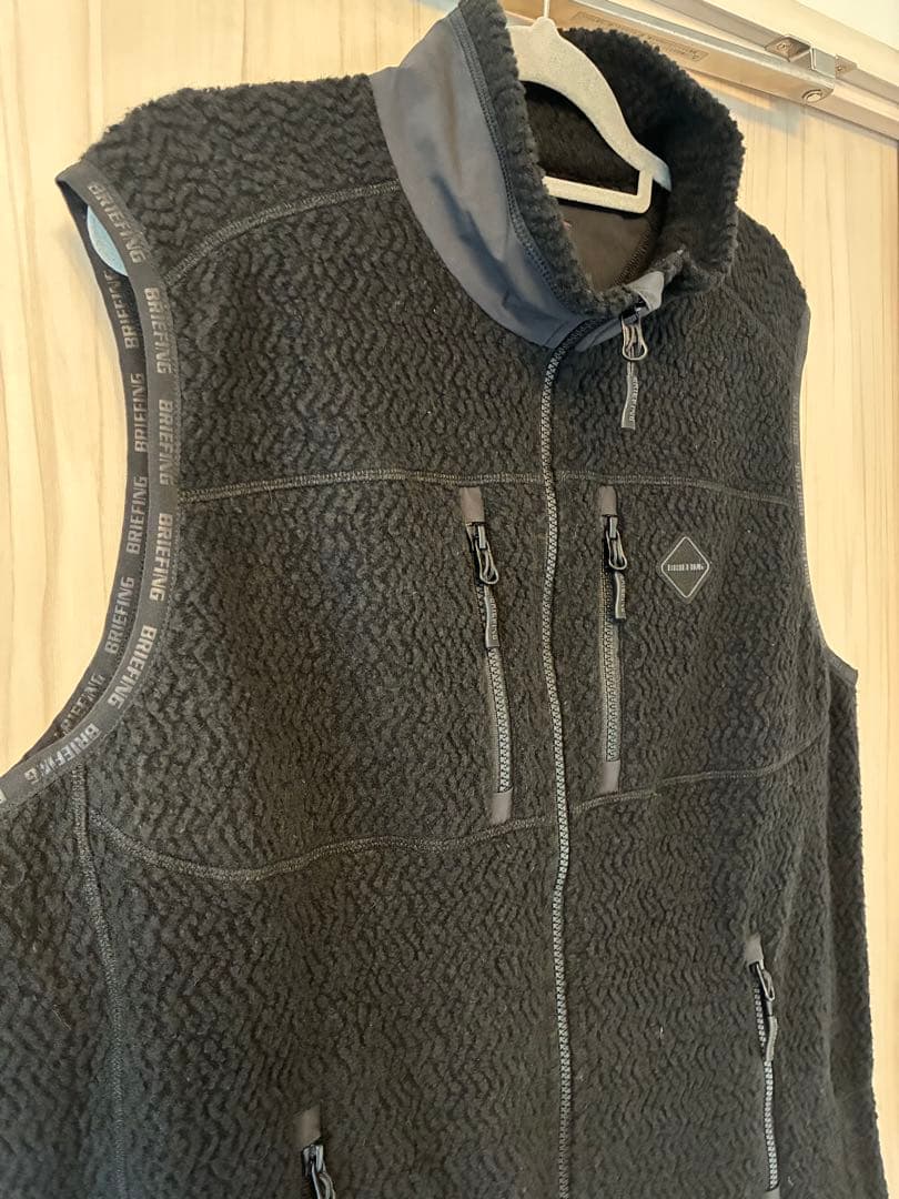 ブルゾン アウター 「ブリーフィングゴルフ」MS WOOL BOA VEST