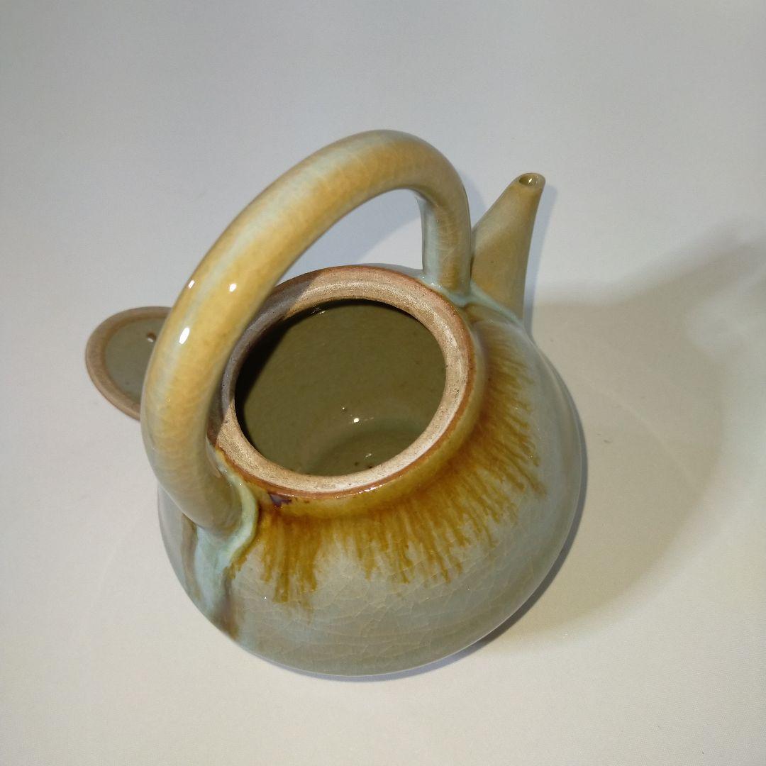 煎茶道 土瓶桂山作01 ボーフラ 湯沸かし 桂山窯