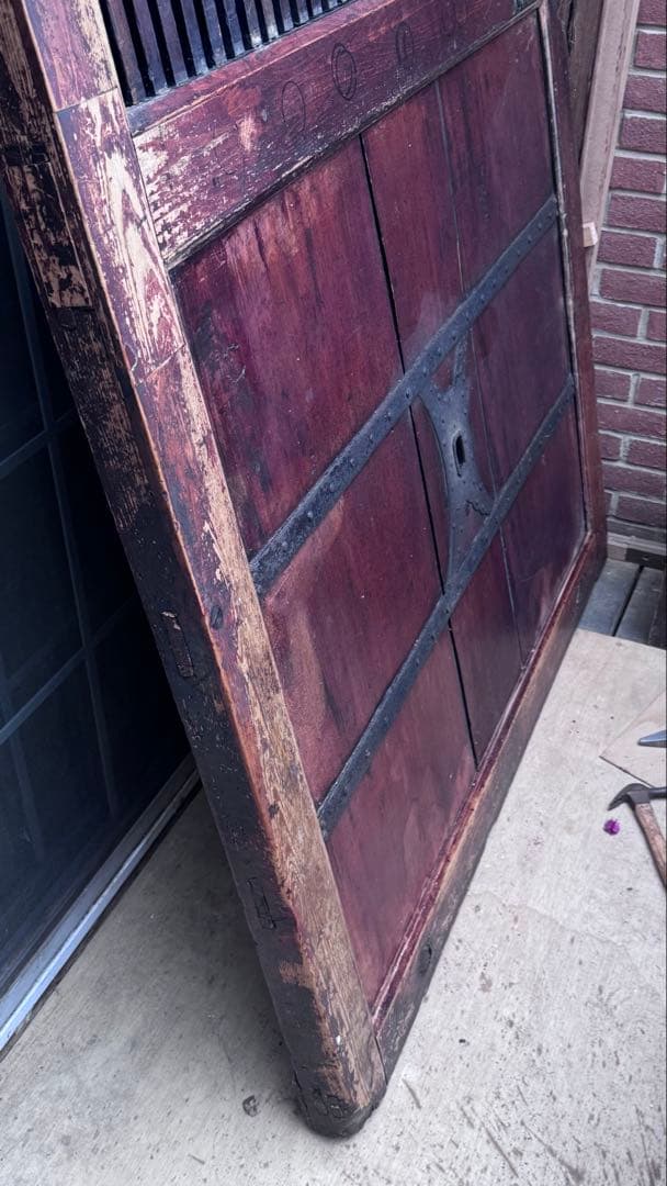 【ヴィンテージ】木製 蔵の扉