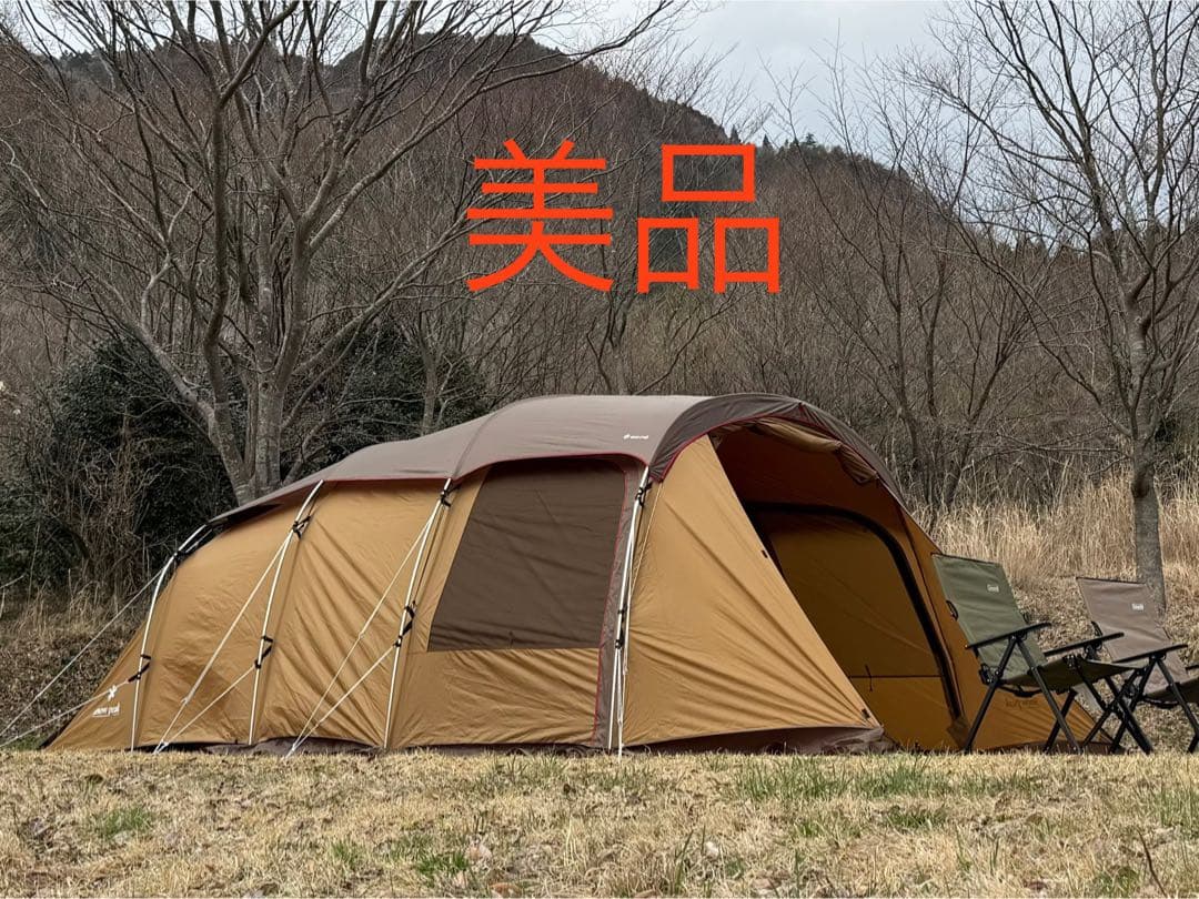 美品　スノーピーク　エントリー2ルームエルフィールド　純正マットシートセット付