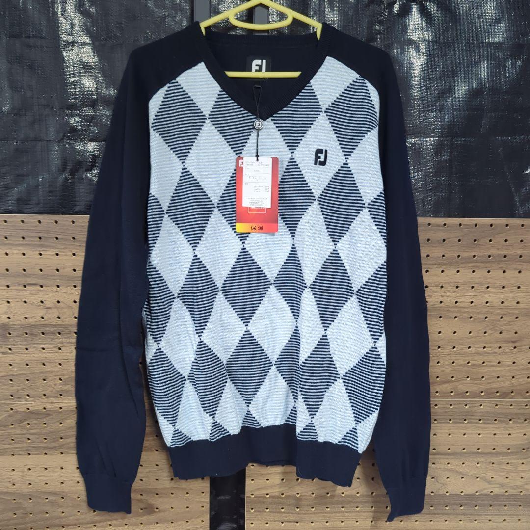 【新品】フットジョイ FOOTJOY アーガイル セーター Lサイズ 完売