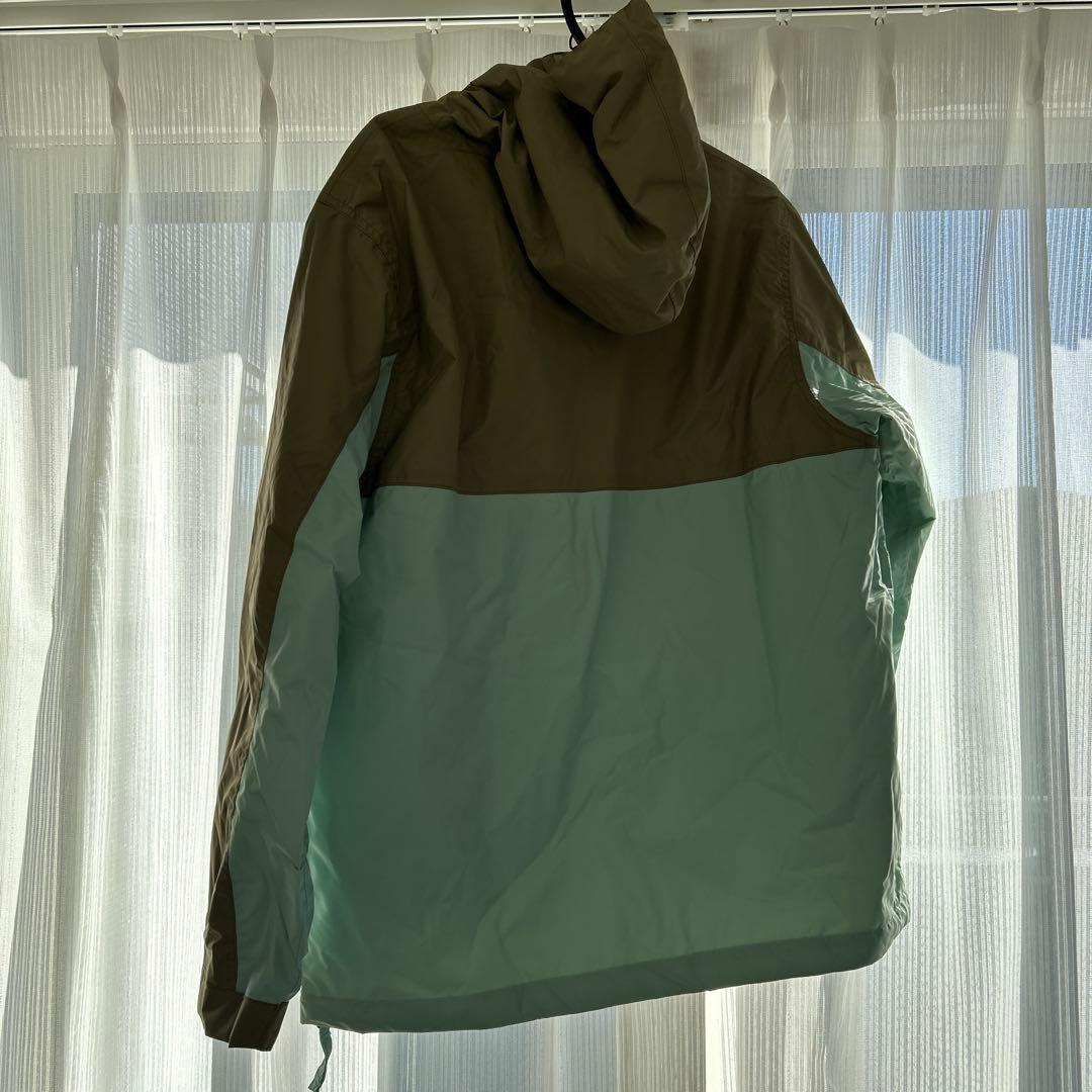 土日限定値下げ！arg 【新品】スノーボードウェア フード付き ベージュ 水色