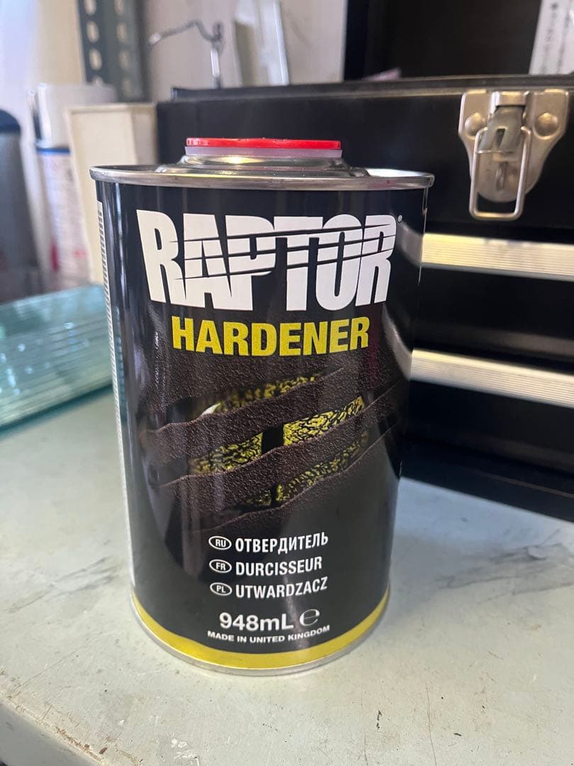 ラプターライナー用硬化剤1缶Raptor Hardener 948mLハードナー