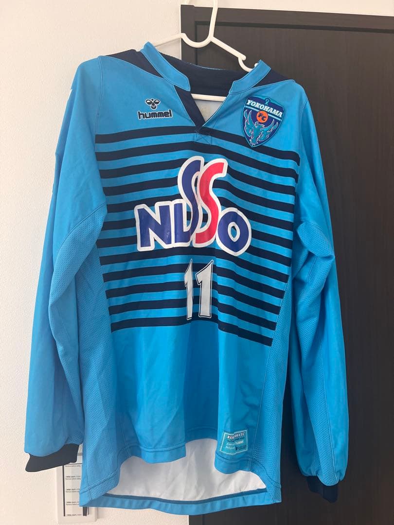 横浜FC 三浦知良 カズ 2007-2008 長袖ユニフォーム 上下セット11番