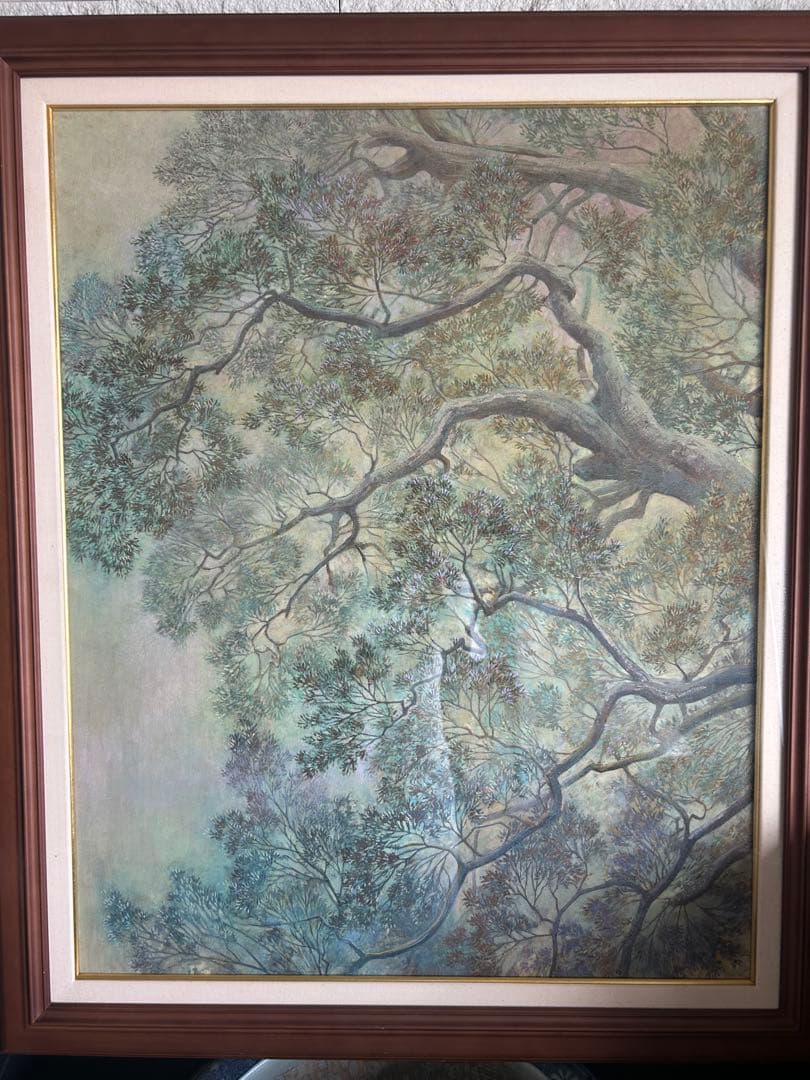 クスノキ　水彩画