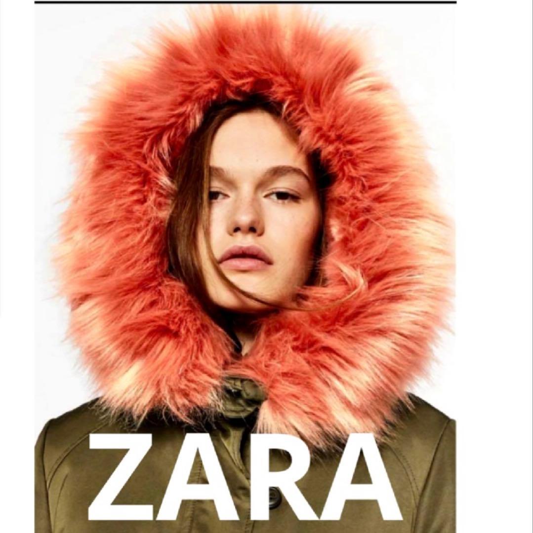 幻の逸品 海外モデル着用 XL ピンクファー ザラ モッズコート N-3B